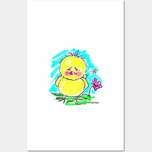 Sad chick Posters and Art